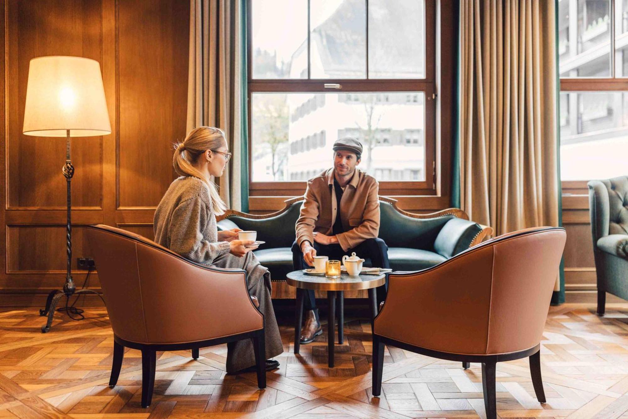 Posthotel Taube Schruns Exteriör bild
