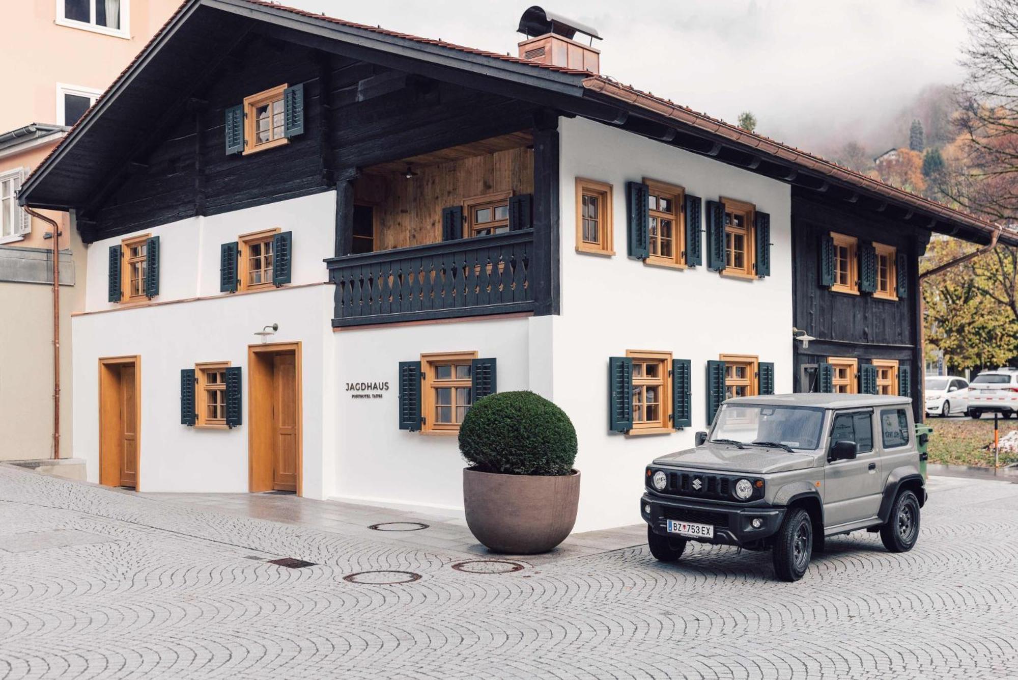 Posthotel Taube Schruns Exteriör bild
