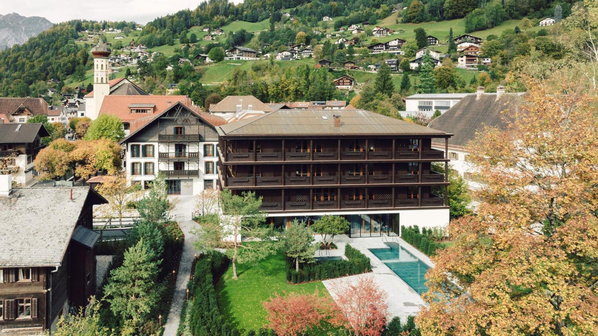 Posthotel Taube Schruns Exteriör bild