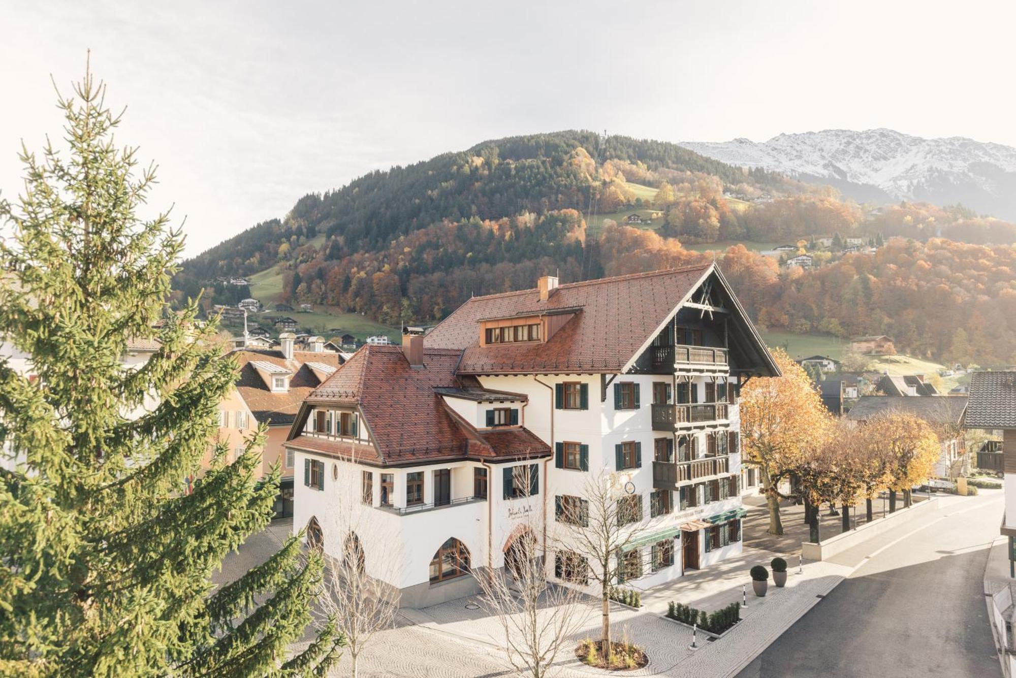 Posthotel Taube Schruns Exteriör bild